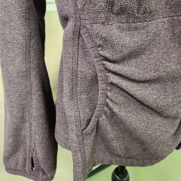 Northface Purple Fleece Zip Up XL - Picture 3 of 7